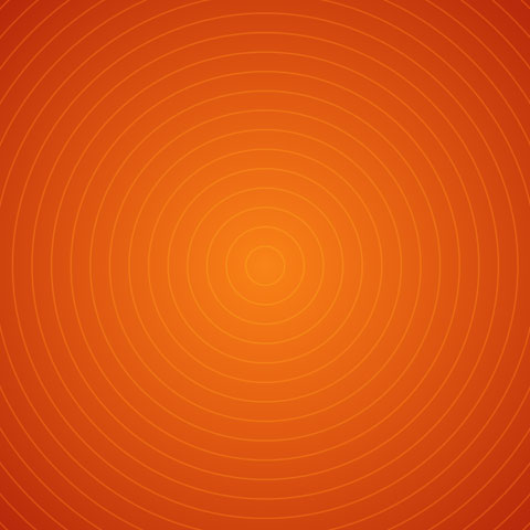 embedded circles orange background