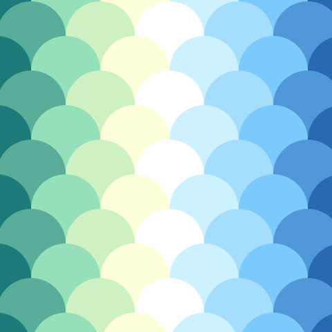 pastel color overlapping circle seamless pattern