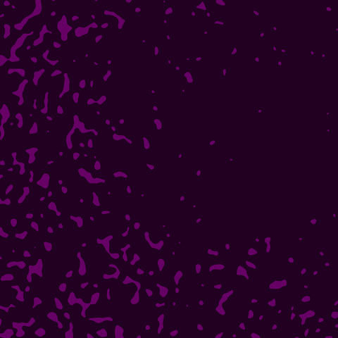 Purple reverse splatter away from center texture