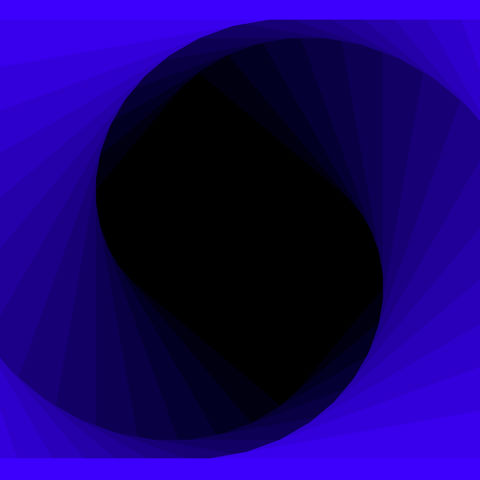 Blue Spiraling rectangles background