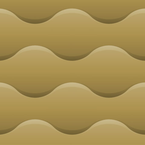 golden layer pattern of 3d plastic like material