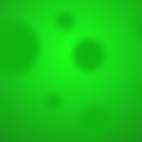 blurry green goo effect