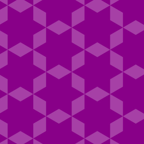 purple alternating hexagram pattern