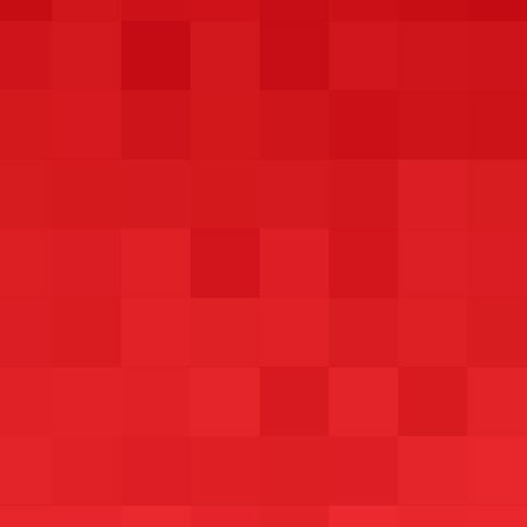 randomized red square grid with slight gradient