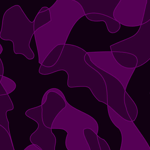 blob intersections in purple