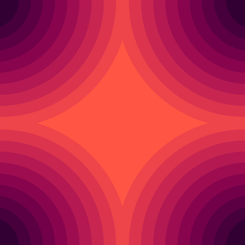 corner ripple symmetrical ring background