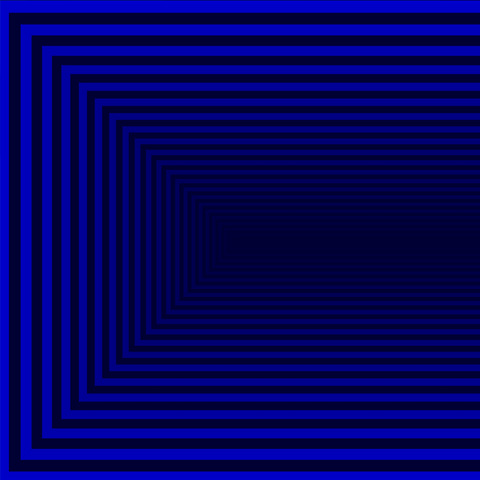 dark blue stripes shrinking toward the center