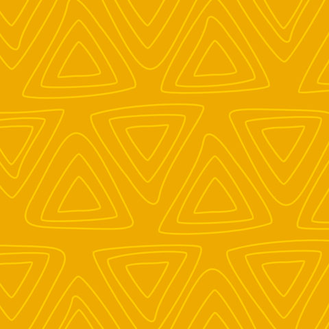 outlined yellow triangles in triangles