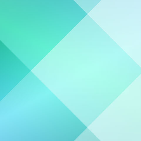 teal overlapping diamond sections gradient background