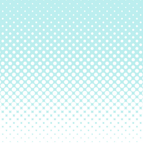 blue into white alternating halftone dots