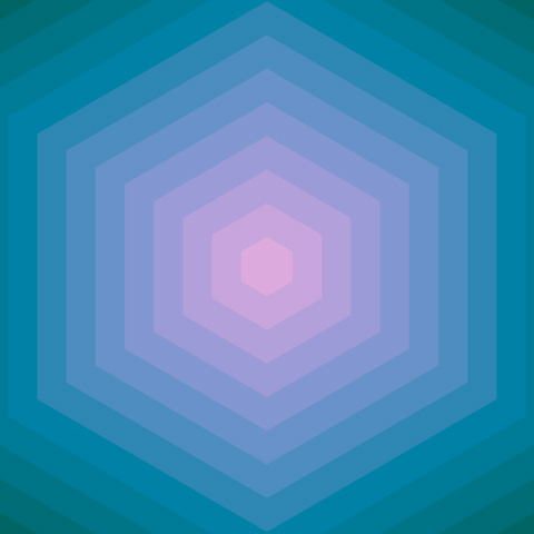 hexagon ripple echo outward background image