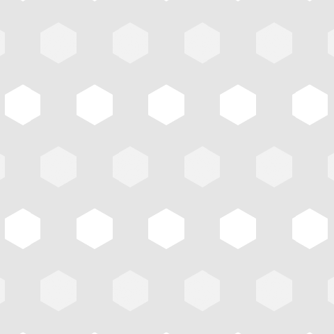 rows of white hexagons stacked over rows of gray hexagons