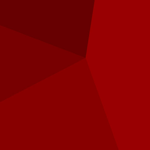 various shades of red shapes all meeting at a central point