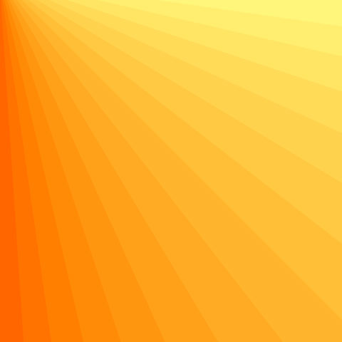 yellow to orange flat gradient pointing away from corner