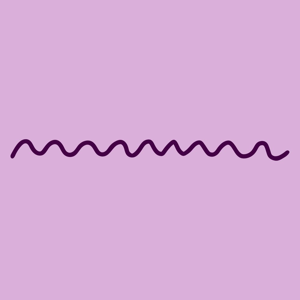 hand-drawn underline waves