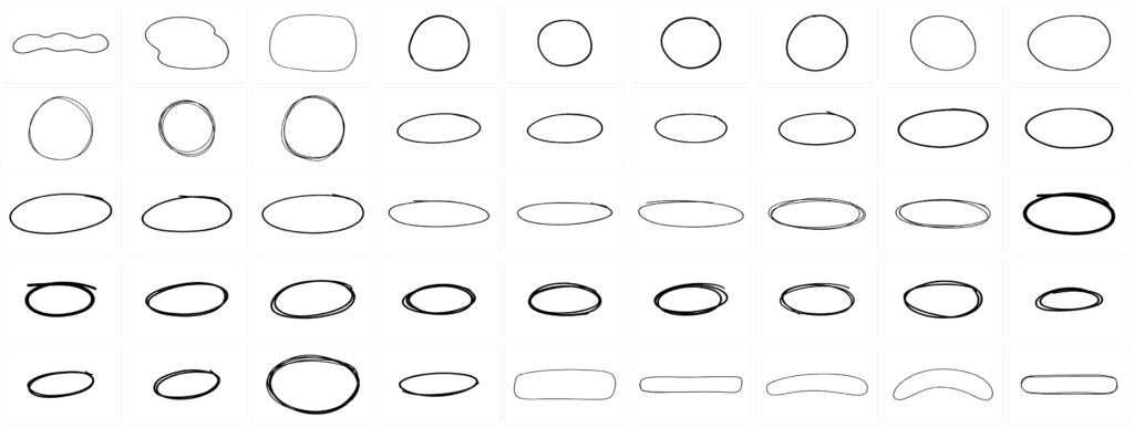 SVG circles, ovals, bubbles, and circular doodles